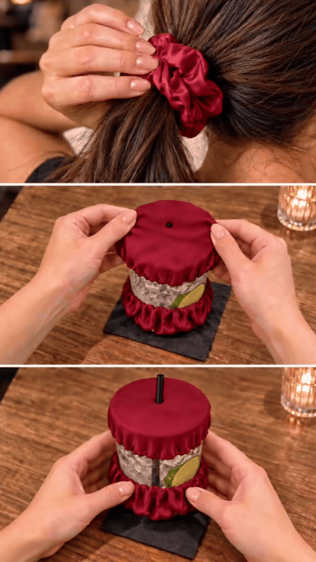 Scrunchie Drink Cover