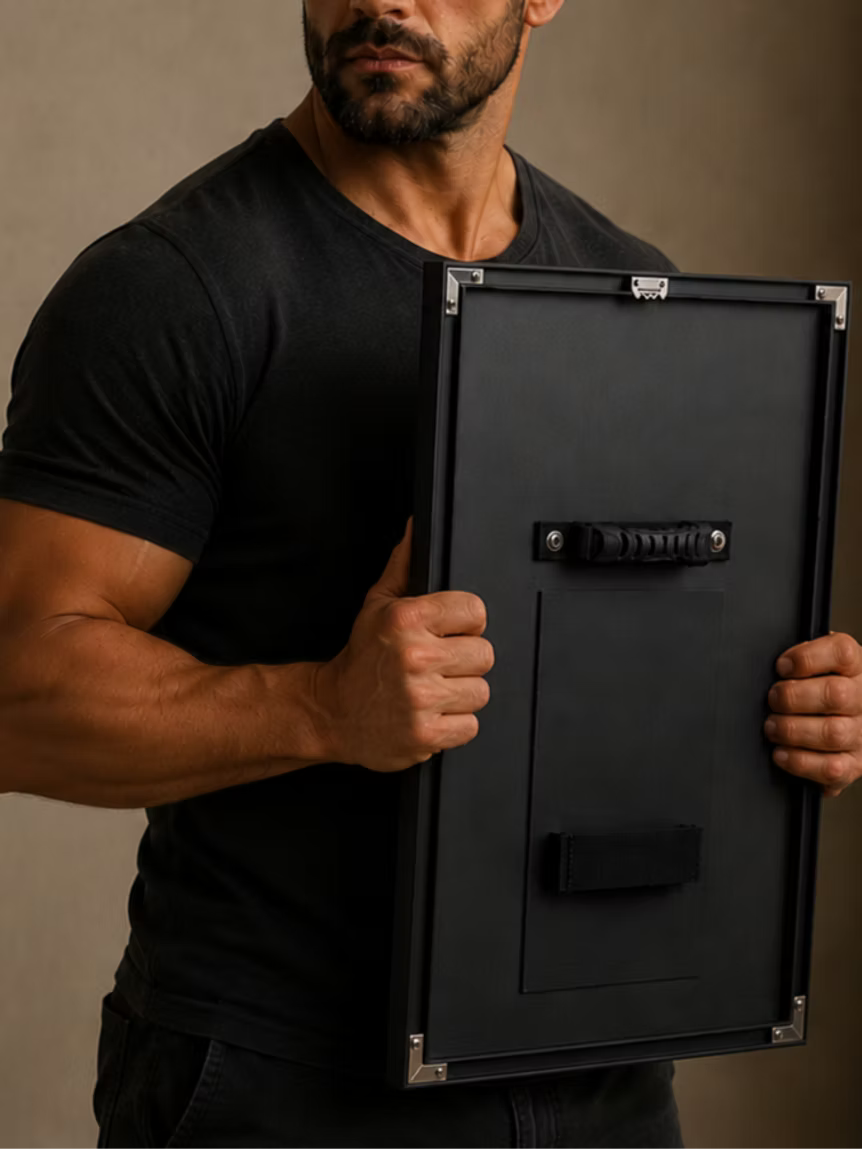 Picture Frame Shield — NIJ RF1 Level III Ballistic Shield Disguised as Wall Art | The Safe Civilian