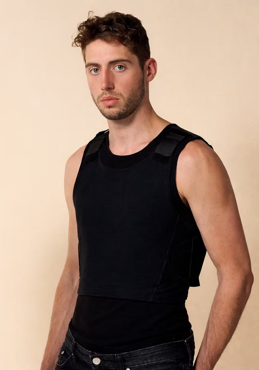 Men's Concealable Bulletproof Vest — NIJ IIIA Ballistic Body Armor | The Safe Civilian