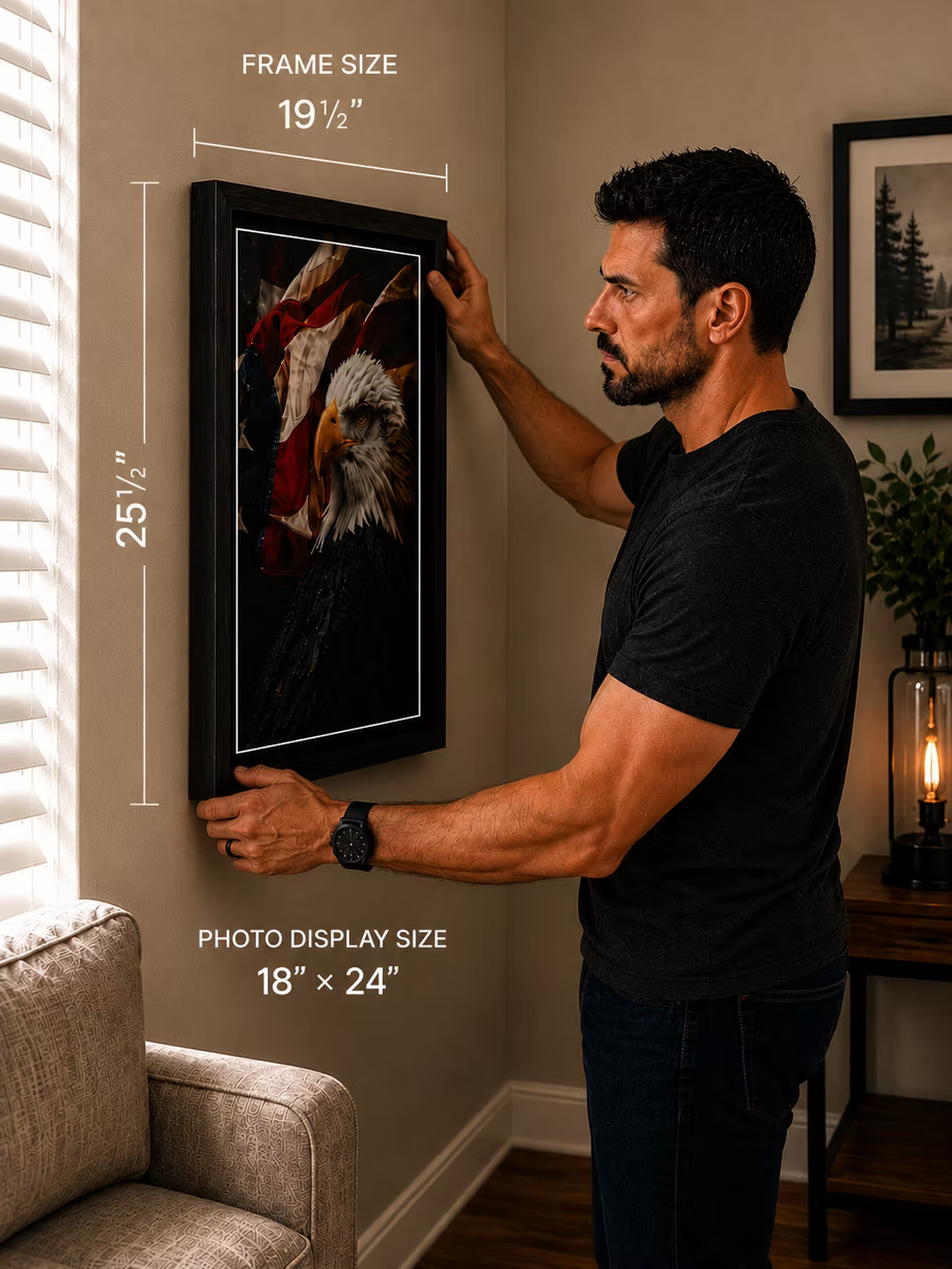 Picture Frame Shield — NIJ RF1 Level III Ballistic Shield Disguised as Wall Art | The Safe Civilian